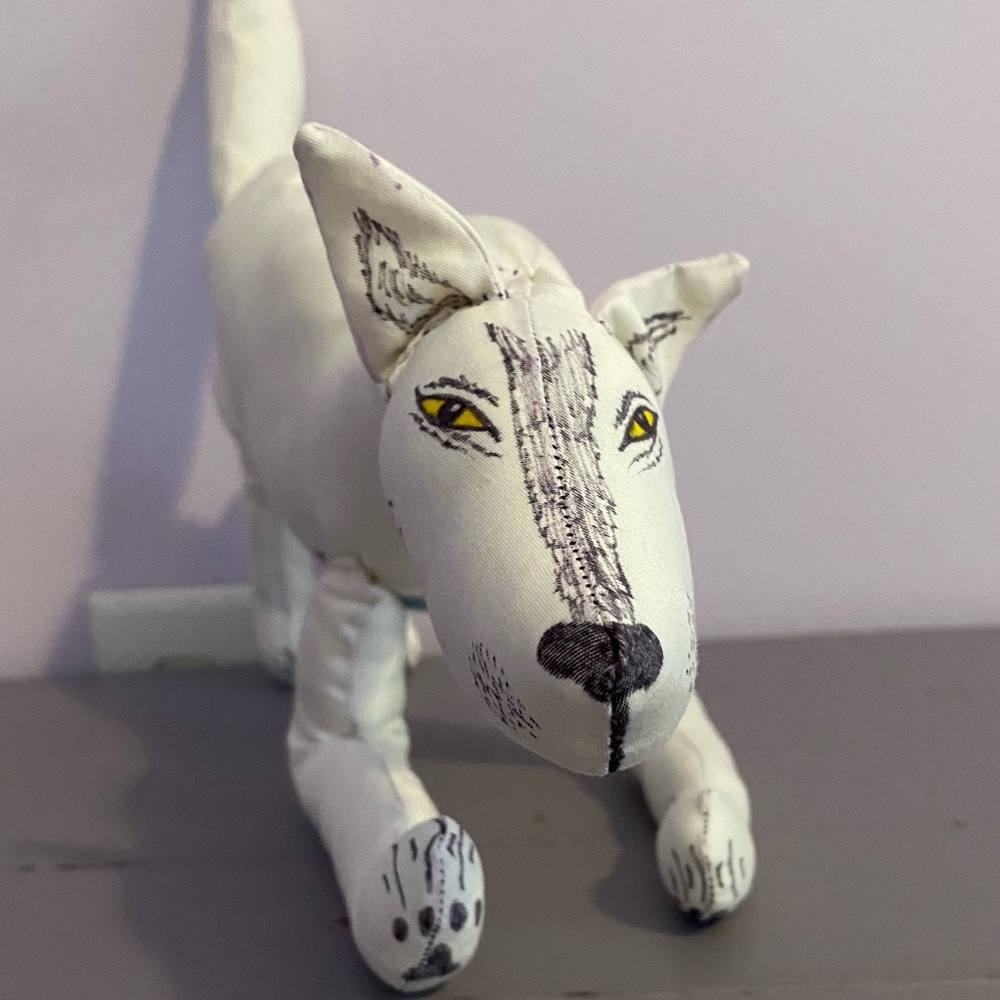 HANDMADE Custom 🐺 WHITE WOLF 🐺 22” Plush COLLECTIBLE
